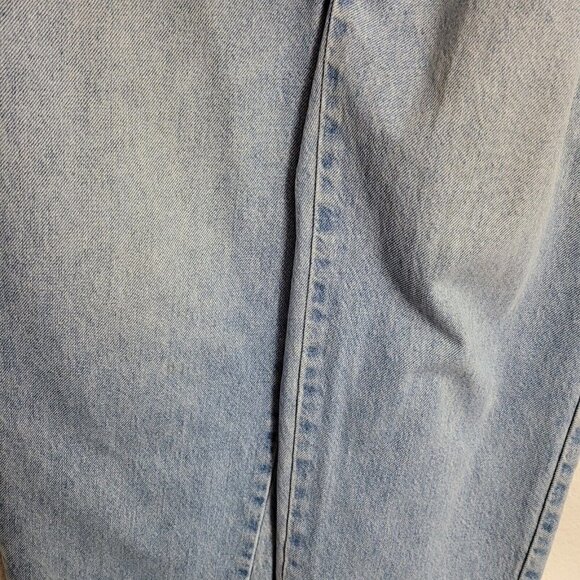 Vintage Eddie Bauer Jeans Men Sz 36L Light Wash Chore Work Relaxed Fit Mature - Picture 4 of 12